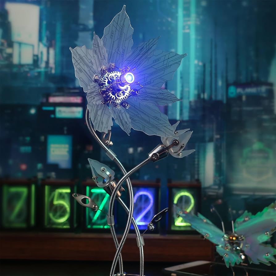 Amazon.com: ZUNPINSPACE 3D Flower Puzzle Metal Model Kit, 3D